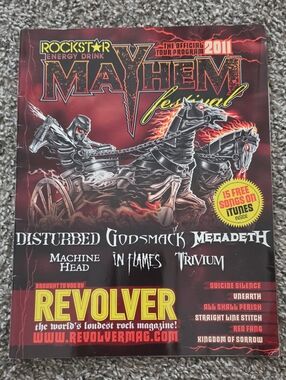 Mayhem Festival 2011 Program Magazine - Posters - (Revolver)